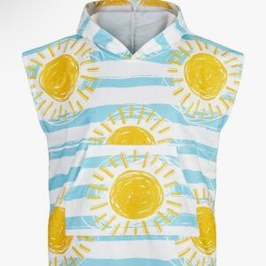 Towel Poncho for Kids, Hooded Beach Towel for Girl&Boy, Surf Poncho Swim